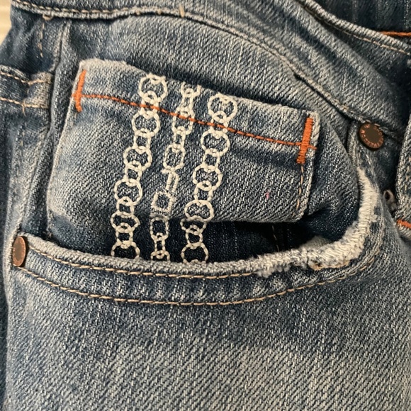 Anthropologie Free People Freedom of Choice Bootcut Low Rise Blue Jeans - Picture 3 of 10